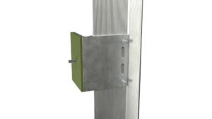 Monarch Metal Cladding and Rain Screen Systems - Wall Bracket Vertical Rails
