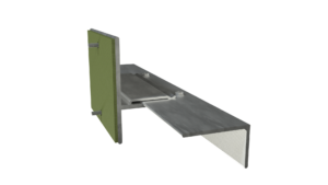 Monarch Metal Cladding and Rain Screen Systems - Wall Bracket Horizontal Rails