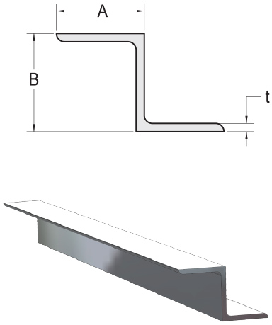 Monarch Metal Architectural Metal - Structural Aluminum Z Bar