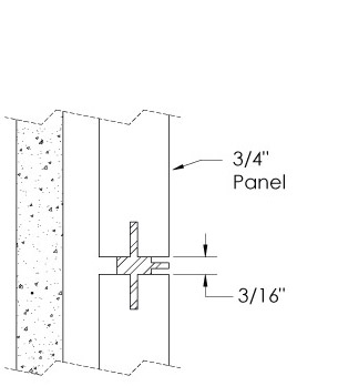 Monarch Metal Wall Panel System - EPS-V075-N or EPS-V039-N